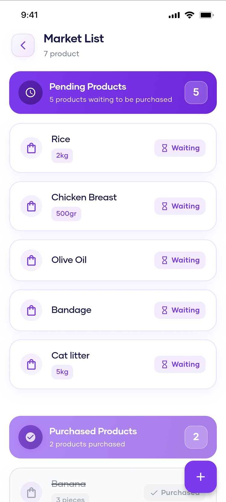 Homegenda Alışveriş Listesi